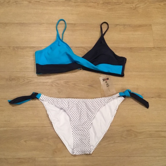 NWT Jfan Push Up Twist Front Bikini Set Size XL - Picture 2 of 4